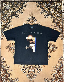 Vintage Carlos Santana Shaman Tour Rare Music T-shirt - Size: XL