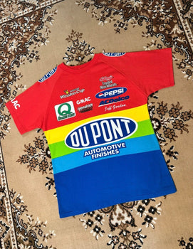 Vintage 90’s Du Point Nascar Single Stitch Racing T-shirt - Size: Large