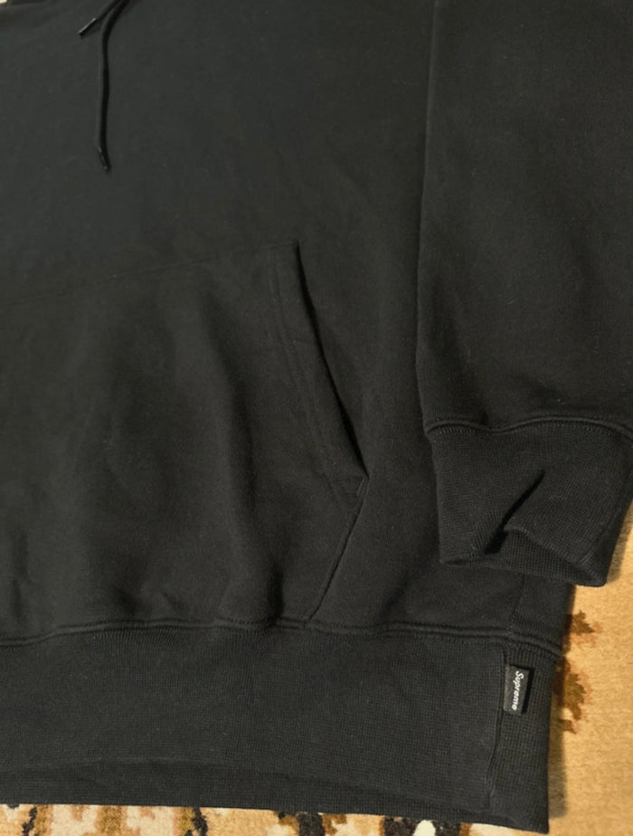 Nike x Supreme Black Pullover Embroidered Hoodie - Size: Small