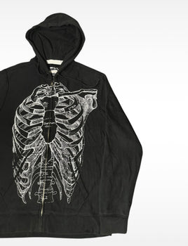 Rare Paul Frank X-Ray Zip Through Hoodie - Size: Large