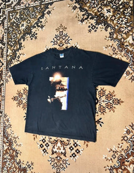 Vintage Carlos Santana Shaman Tour Rare Music T-shirt - Size: XL