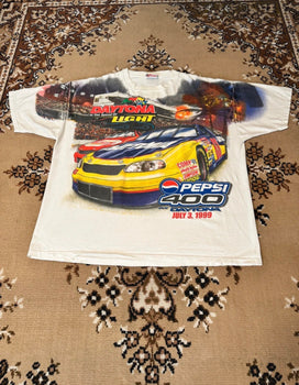 Vintage 90’s Chase Authentics Pepsi 400 Nascar Racing T-shirt - Size: XL