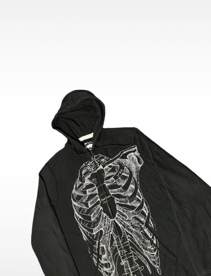 Rare Paul Frank X-Ray Zip Through Hoodie - Size: Large