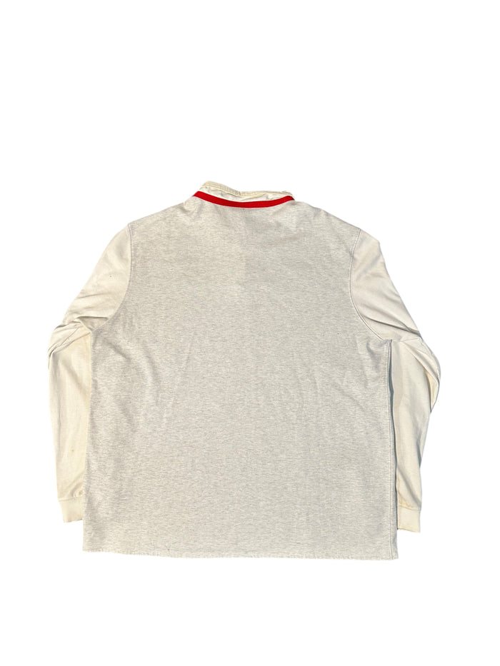 Canterbury England Rugby Men's Shirt Polo Grey White O2 Vapodri Size 4XL