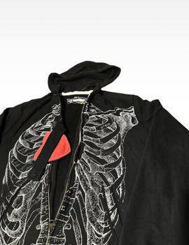 Rare Paul Frank X-Ray Zip Through Hoodie - Size: Large