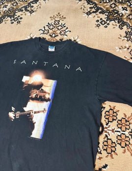 Vintage Carlos Santana Shaman Tour Rare Music T-shirt - Size: XL
