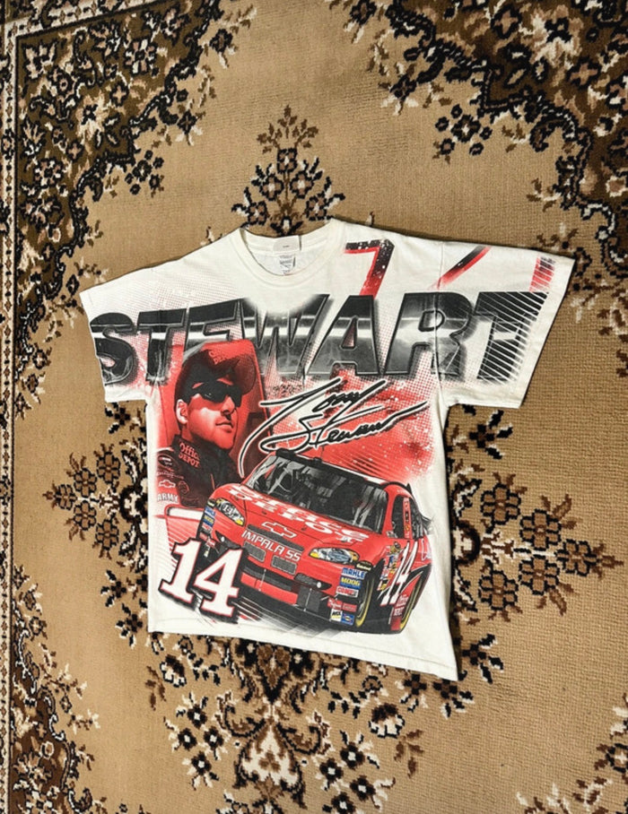 Chase Authentics Tony Stewart All Over Print Nascar T-shirt - Size: Medium