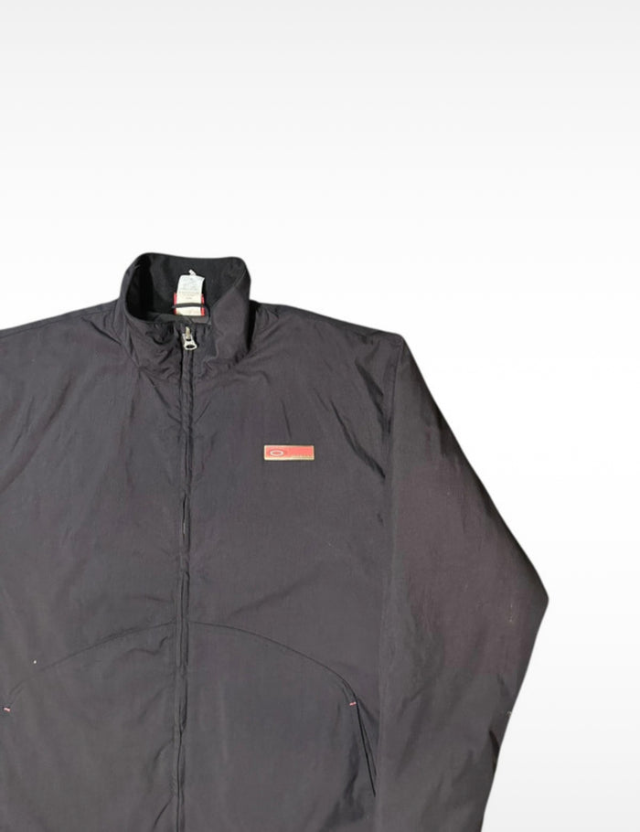 Vintage Oakley Mountain System Black Rain Jacket - Size: Large