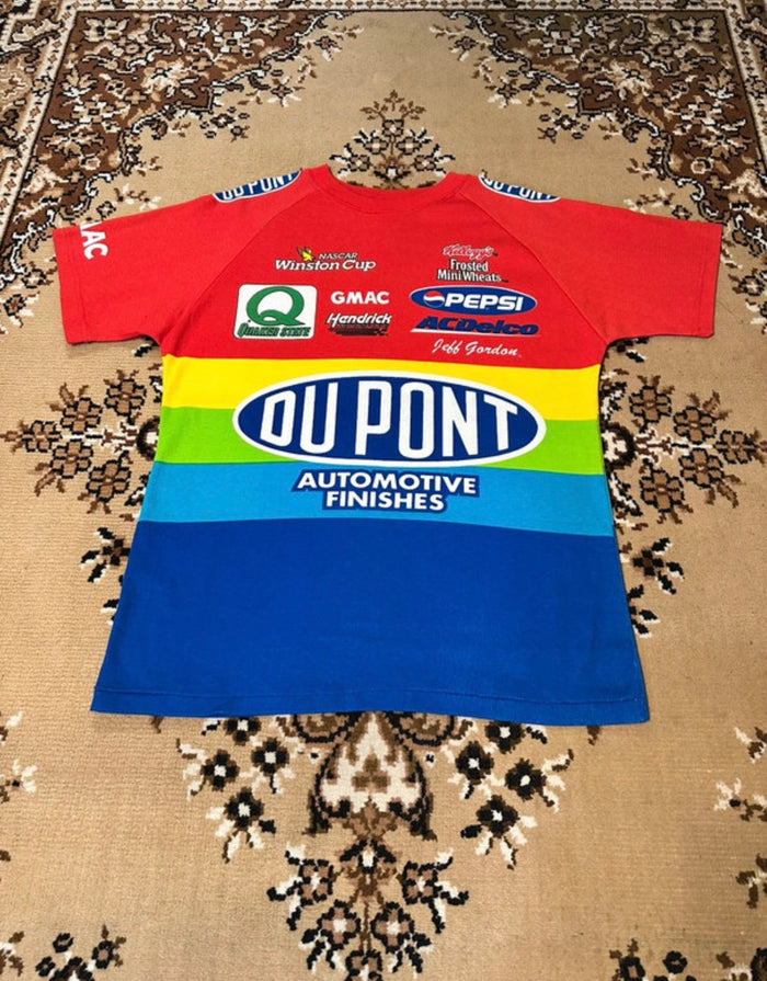 Vintage 90’s Du Point Nascar Single Stitch Racing T-shirt - Size: Large
