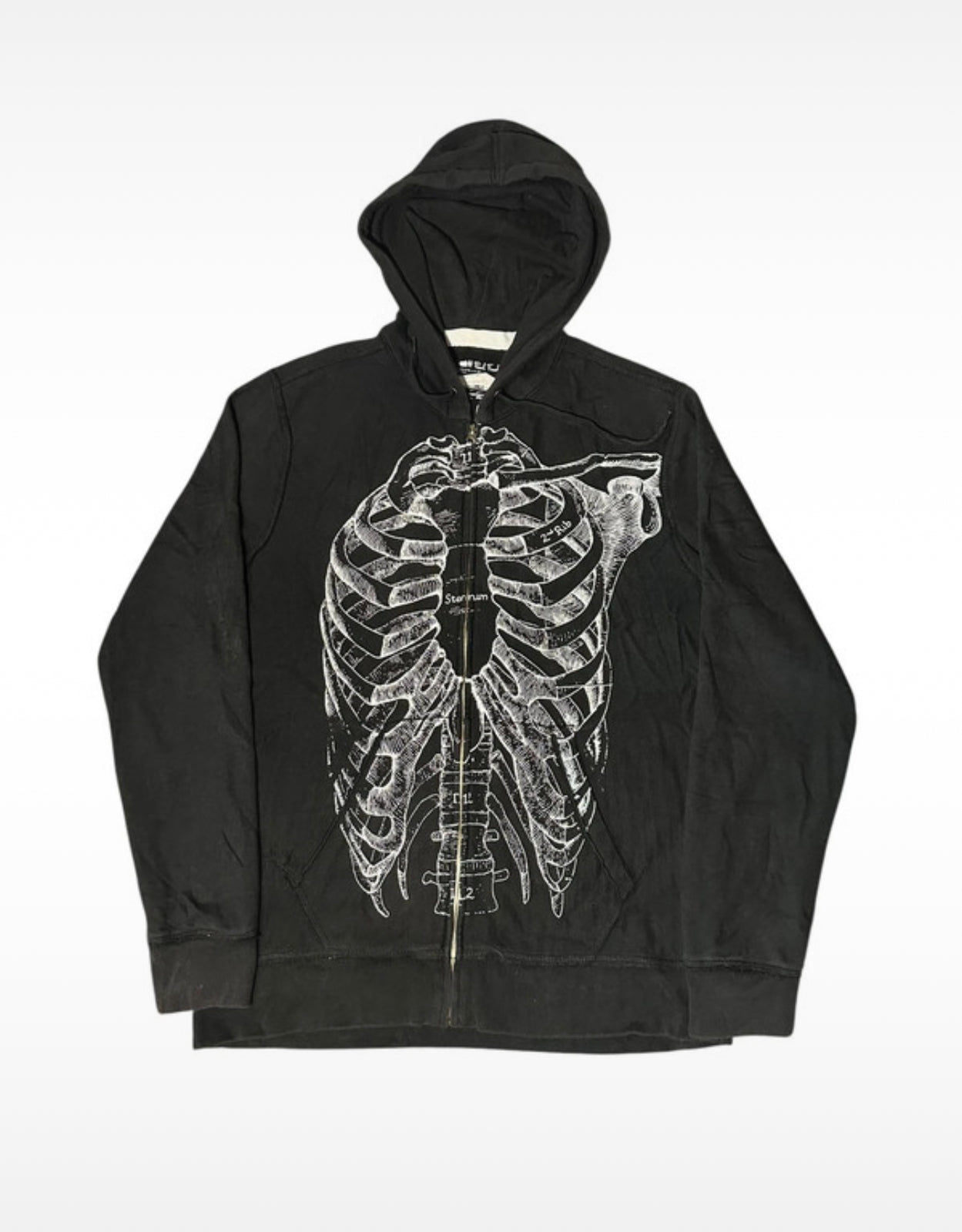 Rare Paul Frank X-Ray Zip Through Hoodie - Size: Large