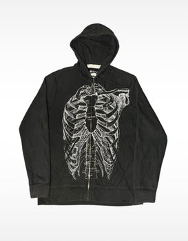 Rare Paul Frank X-Ray Zip Through Hoodie - Size: Large