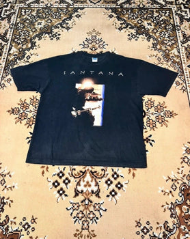 Vintage Carlos Santana Shaman Tour Rare Music T-shirt - Size: XL