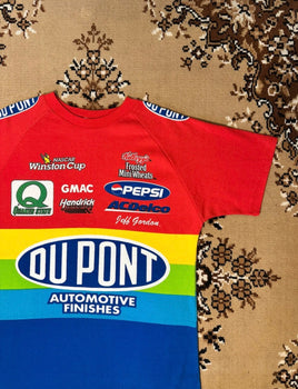 Vintage 90’s Du Point Nascar Single Stitch Racing T-shirt - Size: Large