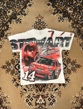 Chase Authentics Tony Stewart All Over Print Nascar T-shirt - Size: Medium