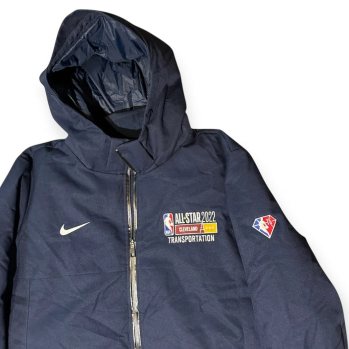 Navy Nike NBA All Star 2022 Cleveland “Transportation” Staff Jacket - Size Large